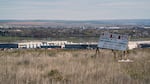 A data center is under construction in Umatilla, Ore.