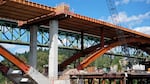 The Sellwood Bridge should be finished on time around Thanksgiving, but about five percent over budget.