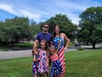 Josiah Mena is seen with his family. He said the only way he’ll be able to keep his family of five in their Long Island home is VASP, which he said representatives for his mortgage company tell him they still don’t have up and running yet.