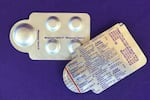 Plan C shows a combination pack of mifepristone and misoprostol tablets, two medicines used together, also called the abortion pill.