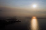 Smoke rolls in along the Columbia River corridor near Cascade Locks as wildfires burn across Oregon, Thursday Sept 10, 2020.