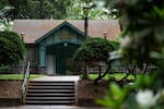 The currently closed Laurelhurst Studio sits in the southeast corner of Laurelhurst Park in Portland, Ore., on May 15, 2026. The Sellwood Community House nonprofit is planning on opening and running the Laurelhurst Studio this summer.