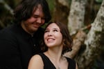 Taylor Brooks, left, and Kazsia Connelly, right, told Underscore Native News that their love story began when they were children. “We actually dated for an hour in elementary school,” Connelly said. “And then she broke up with me,” Brooks chuckled. Now the two have been dating for a year and a half.