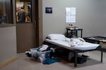A youth detainee's bed is seen at MacLaren Youth Correctional facility in Woodburn, Ore., on Nov. 6, 2025.