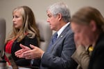 Sen. Cliff Bentz, R-Ontario, asks questions during the Senate Judiciary Committee work session for House Bill 2625 on April 30, 2019.