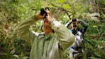 Wildlife biologists Eric Forsman, left, and Damon Lesmeister represent two generations of spotted owl researchers.