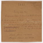 A National Archives image of 
"Ratified Indian Treaty 293: Treaty between the United States and the Walla Walla and Wasco (Confederated Bands of Middle Oregon) Indian," signed near the Dalles, Columbia River, Oregon Territory on June 25, 1855.