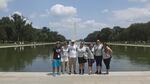 Members of the Warm Springs Youth Council on their trip to Washington, DC. 