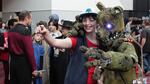 Kevin Free, right, dressed as an evil rabbit from a game, works in city administration in Vancouver, B.C., and loves the creativity involved in cosplay. “I can solder LEDs and wiring and sound-effects. I can work with foam, I can work with special effect make up," he said.