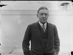 Sir Ernest Shackleton is shown as he arrived in New York on the Aquitania on a hurried business trip to Canada in January 1921. The wreck of the last ship belonging to the famed explorer of Antarctica has been found off the coast of Canada by an international team led by the Royal Canadian Geographical Society.