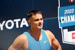 Two-time Olympian Devon Allen has ambitions to win on the track and on the football field this year.