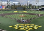 PK Park during a Ems game in April. The team played under their alternate title, Los Monarcas de Eugene.