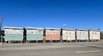 The original modular homes, which were found to be defective, have been removed from the Royal Oaks site and are currently being stored in Medford, Ore.