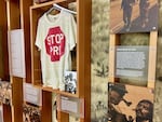 Hayward Hall, at the base of the tower at Hayward Field, has a wall dedicated to Steve Prefontaine, including one of the original "STOP PRE" T-shirts.