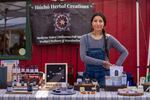 Lindsay Thomas, Diné, started Hózhó Herbal Creations when she became a birthworker, or doula. She wanted to create products using organic and ethically sourced ingredients, for pregnant and postpartum people to help themselves mentally, emotionally, spiritually and physically.