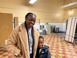 Tiffany Robinson (left) is PTA president at Dr. Martin Luther King Jr. Elementary in Northeast Portland. She has a lot of ties to the school - her father went to King, and she worked at the school. One of her children attended King, and her other son (right) is a second grader there now.