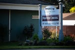 The Healthcare at Foster Creek long-term care facility is pictured Thursday, April 16, 2020, in Portland, Ore. The facility is the site of Oregon's deadliest outbreak of COVID-19.