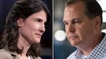 U.S. Rep. Marie Gluesenkamp Perez, left, and Washington state Sen. Minority Leader John Braun, will face off in November. 