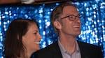 Ted Wheeler celebrates his victory in the race to become Portland mayor at Blitz Ladd, a sports pub in Southeast Portland, on May 17, 2016.