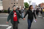 What started as a peaceful May Day march through downtown Portland turned into a riot, May 1, 2017