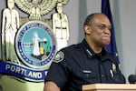 Chuck Lovell was sworn in on June 11, 2020, as chief of the Portland Police Bureau.