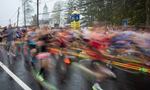 Runners cross the starting line of the 127th Boston Marathon on April 17, 2023. Full story here.