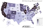 In the 2013 State Energy Efficiency Scorecard, Idaho fell nine places from 2012 to tie at 31st. Oregon and Washington maintained their ranks at fourth and eighth.