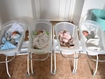 Much of Earth's population growth occurs in countries of the Global South, but babies of course arrive in every corner of the world, at times of peace and war. Above: Newborns sleep in cots at the maternity ward of the Regional Clinical Hospital in Lviv, west of Ukraine, on Oct. 21.