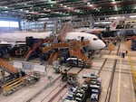 Boeing 787 Dreamliners are built at the aviation company's North Charleston, S.C., assembly plant in 2023. John Barnett had alleged that Boeing's manufacturing practices had declined and that managers pressured workers not to document potential defects and problems.