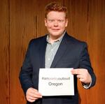 Mitchell Lenneville, Oregon champion in the national recitation contest Poetry Out Loud.