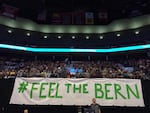 Sen. Bernie Sanders supporters fill the Moda Center in Portland on August 9 for a campaign rally.