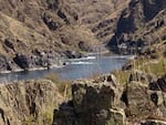 The site of the 1887 massacre of over 30 Chinese miners working in the Deep Creek area of the Snake River in Hells Canyon, 2016.