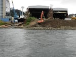 Capping the sediment near Zidell's barge launch site created a challenge that led to the use of a carbon-lined textile blanket that would reduce the bulk of the cap but keep pollution at bay.