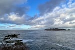 Tatoosh Island and the North Pacific Ocean, seen from Washington's Cape Flattery on Nov. 13, 2023.