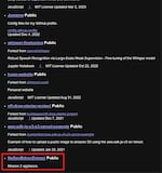 A screenshot of DOGE engineer Jordan Wick's public GitHub account that shows "NxGenBdoorExtract." The name itself suggests that Wick could have been designing a backdoor, or "Bdoor," to extract files from the NLRB's internal case management system.