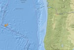 A 5.9 magnitude earthquake has hit off the Oregon Coast, making it the fifth quake to shake the area Monday.