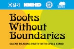 OPB, KMHD, and White Oak Books present "Books Without Boundaries" a silent reading party for Portland Book Week with DJ Blaire Stapp. June 10th, 2026.