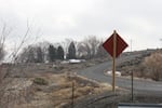 The white tent, called "Shantytown" by the FBI, is where the last four refuge occupiers were.