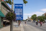 Baker City is situated at the foot of Rock Creek Butte, the tallest peak in the Blue Mountains range. Only one major highway links the town to La Grande to the west and Boise, Idaho to the east — Interstate 84. 