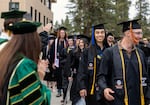 Graduates celebrate at Oregon State University-Cascades in Bend on June 18, 2024. Tuition at the state’s largest public university will rise more than 5% for freshman next year.