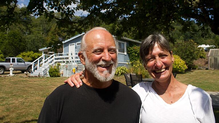 Barry and Spero Asimos fell in love with a manufactured home in Brookings, Oregon built in the 1980s. They have spent tens of thousands of dollars repairing dry rot, mold and electrical problems. 