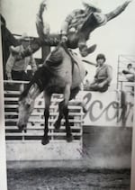 John Hammack had an accomplished rodeo career. He also worked as a logger. Later in life, he raised horses and taught kids to rodeo outside Madras.