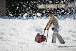 Firefighting foam “unintentionally released” in an aircraft hangar at Travis Air Force Base in California on Sept. 24, 2013. Firefighting foam contains PFAS or “forever chemicals” that have gotten into the environment and groundwater. Oregon and other states are required to test for the contaminants during the next two years under guidance from the U.S. Environmental Protection Agency.