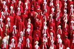 Cardinals attend the funeral of Pope Francis in St. Peter’s Square on April 26, 2025 in Vatican City, Vatican.
