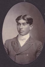 This image, circa 1900, shows Modoc student Joe Ball from the Klamath Reservation, who ran away from the Carlisle Indian Industrial School.