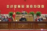 In this photo provided by the North Korean government, North Korean leader Kim Jong Un attends a ruling party congress in Pyongyang on Jan. 12, 2021. North Korean hackers have stolen an estimated 1.5 trillion won ($1.2 billion) in cryptocurrency and other virtual assets in the past five years, South Korea's spy agency said Thursday.