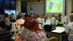 Canadian bee taxonomist Lincoln Best led two week-long Oregon Bee School classes this summer. They'd only planned one, but it filled up so quickly, they offered a second.