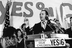 "This is only Round 1," said California state Sen. John Briggs to the press about the defeat of Proposition 6 on Nov. 7, 1978. Proposition 6, called the Briggs Initiative, sought to ban gays and lesbians from working in California public schools.