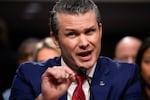 Pete Hegseth, President-elect Donald Trump's choice to be Defense secretary, appears before the Senate Armed Services Committee for his confirmation hearing, at the Capitol in Washington, Tuesday, Jan. 14, 2025.