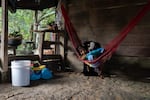 Alejandrina Munoz's daughter, at her home in Limon de Chagres, Panama.